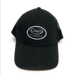 Chaco Hiking Men’s Hat Mesh Trucker Black Snapback Adjustable Hiking